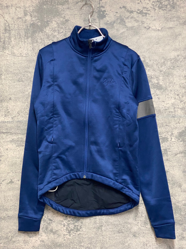 JS847 ラファ Rapha WINTER JERSEY 長袖 サイクルジャケット ネイビー
