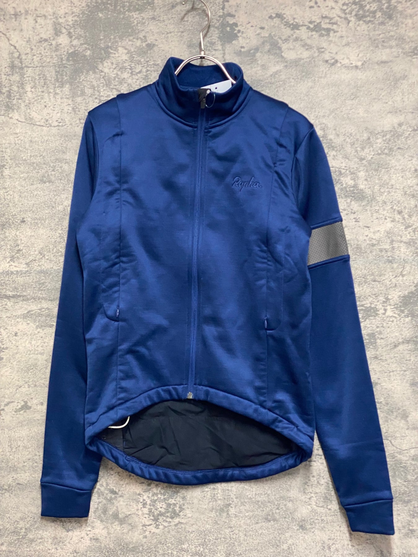 JS847 ラファ Rapha WINTER JERSEY 長袖 サイクルジャケット ネイビー