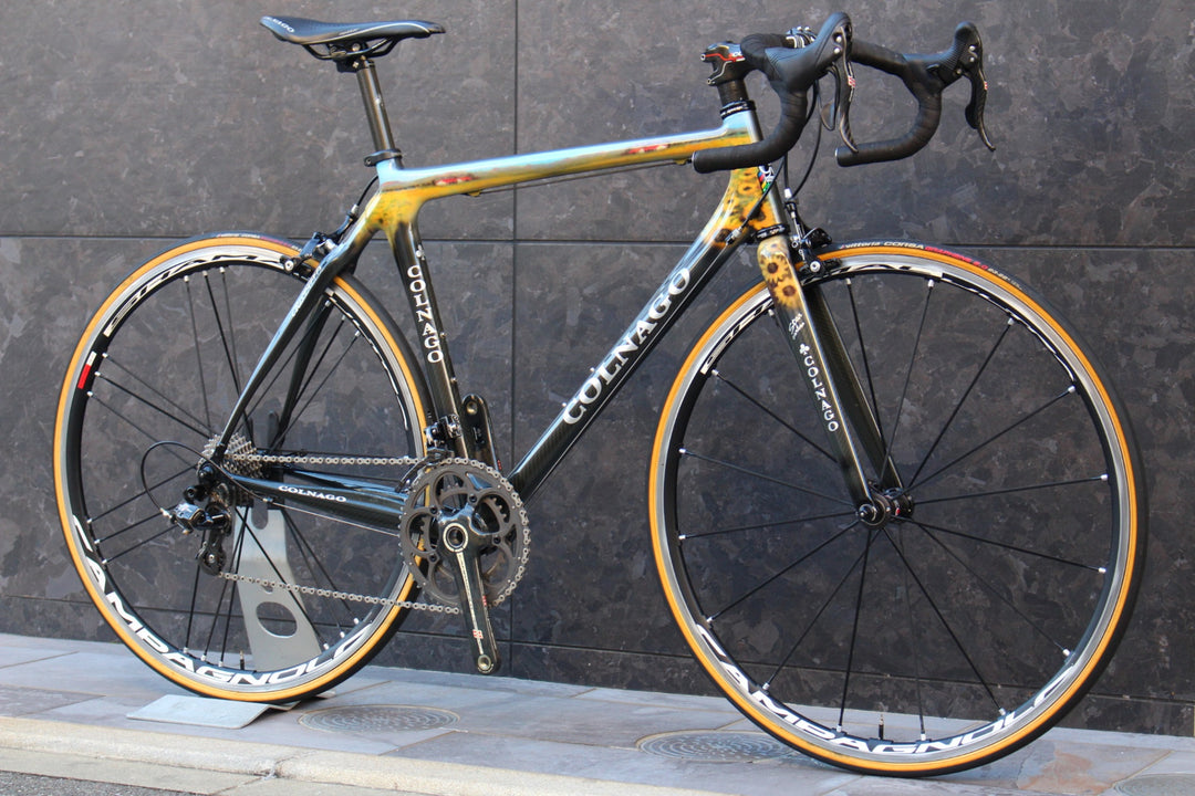 コルナゴ COLNAGO クリスタロ CRISTALLO Sunflowerカラー 2008年モデル カンパニョーロ レコード 11S カーボン ロードバイク 【福岡店】