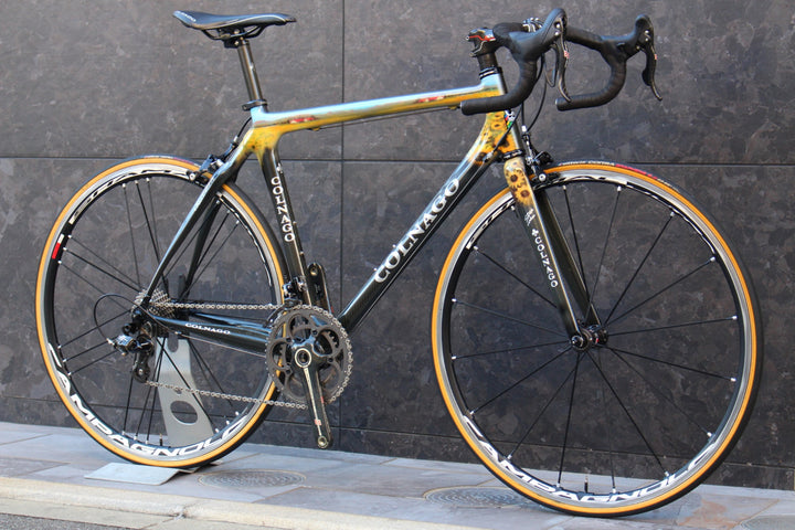 コルナゴ COLNAGO クリスタロ CRISTALLO Sunflowerカラー 2008年モデル カンパニョーロ レコード 11S カーボン ロードバイク 【福岡店】