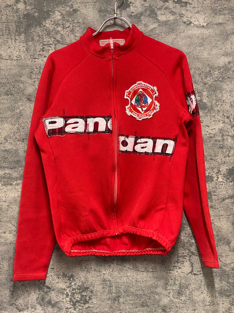 KD598 パンダーニ Pandani 長袖 サイクルジャージ 赤 M 裏起毛 – BICI