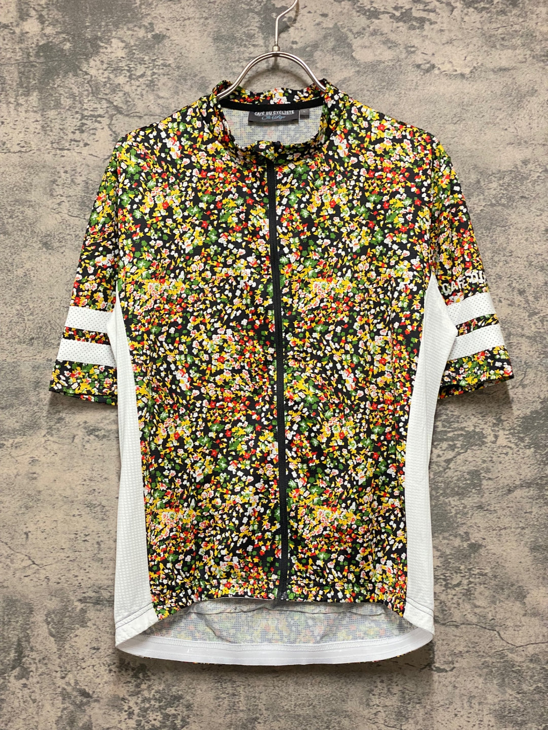 KD067 カフェドシクリステ CAFE DU CYCLISTE FLORIANE 半袖 サイクルジャージ 子花柄 L