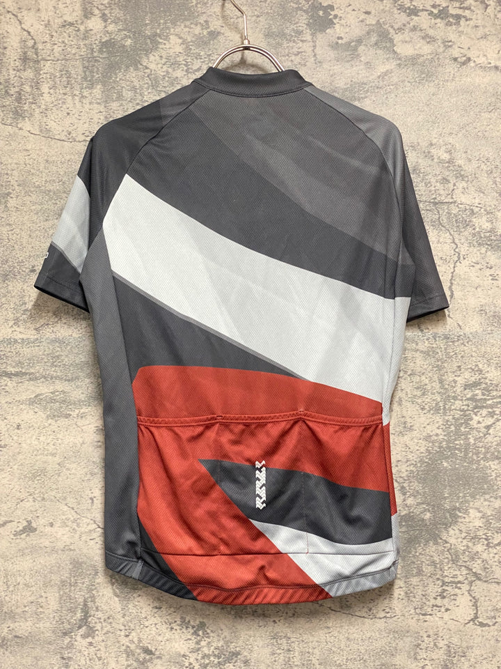 KC713 シマノ SHIMANO 半袖 サイクルジャージ 黒赤 ASIA M