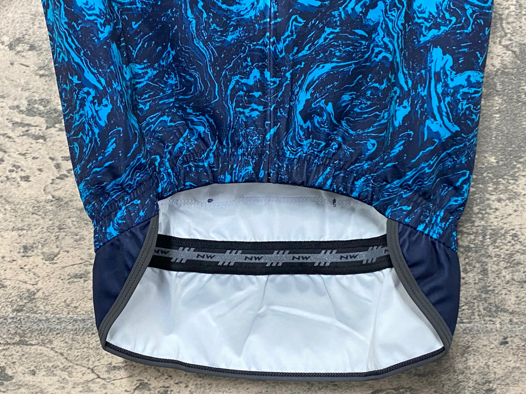 JY892 ノースウェーブ NORTHWAVE TEAM CINELLI SMITH 2021 LIGHT JACKET 半袖 サイクルジャケット 総柄 M