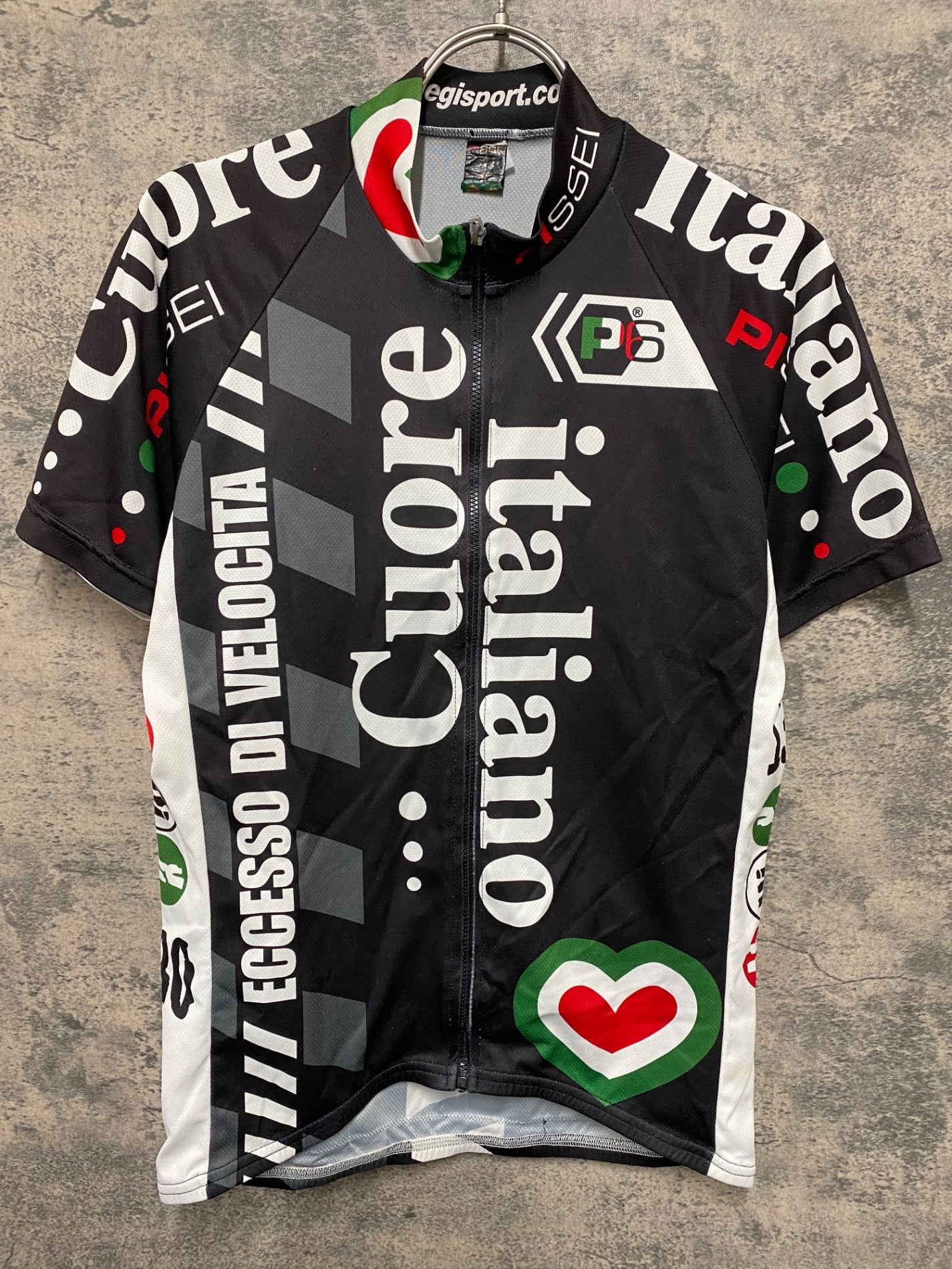 JV322 ピセイ PISSEI 半袖サイクルジャージ 白黒 2 日焼け – BICI