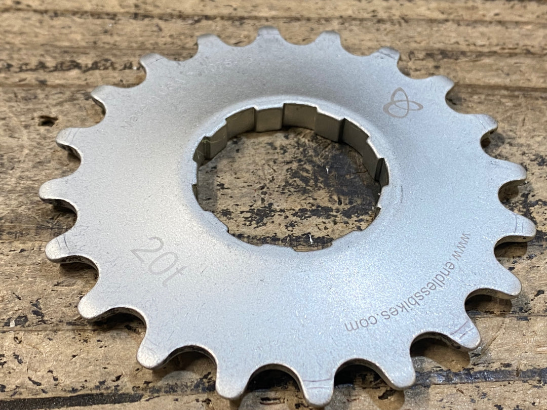 JX678 エンドレスバイク ENDLESS BIKES kick ass cog フリー用 シングルコグ 20t シルバー