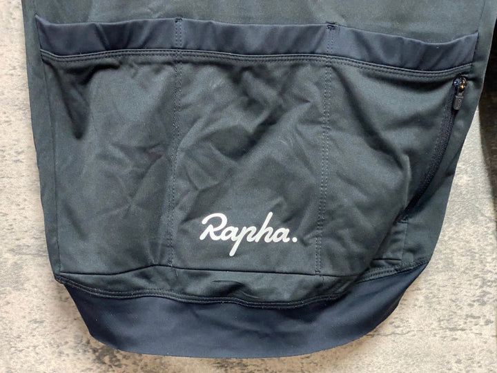 JS963 ラファ Rapha CORE LONG SLEEVE JERSEY 長袖 サイクルジャージ 黒 S 裏起毛