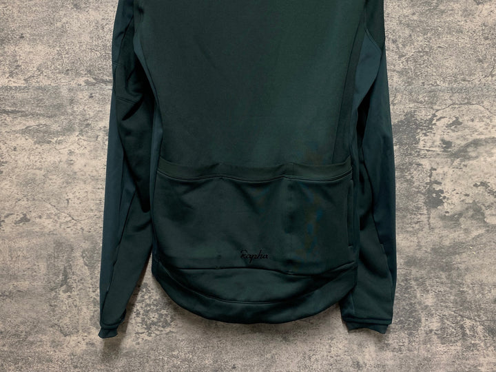 JV413 ラファ Rapha CORE WINTER JACKET 長袖 サイクルジャケット 緑 M 裏起毛