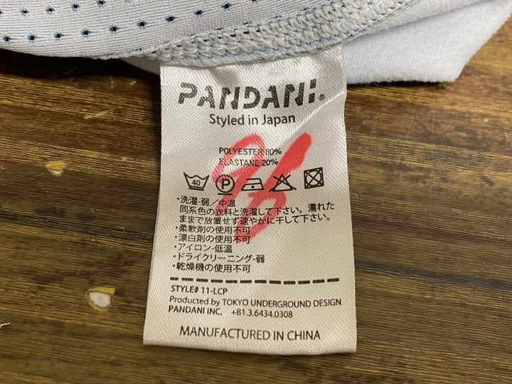 KJ700 パンダーニ Pandani ビブタイツ 黒 青 M 裏起毛 ※マーカー痕