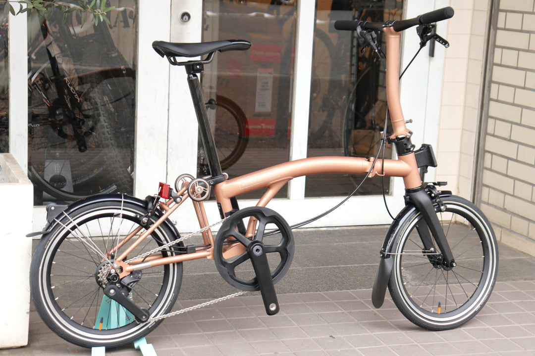 ブロンプトン BROMPTON T LINE URBAN LOW CERATECH BRONZE S4L 2025モデル チタン 16インチ 折り畳み 小径車 ミニベロ 【横浜店】