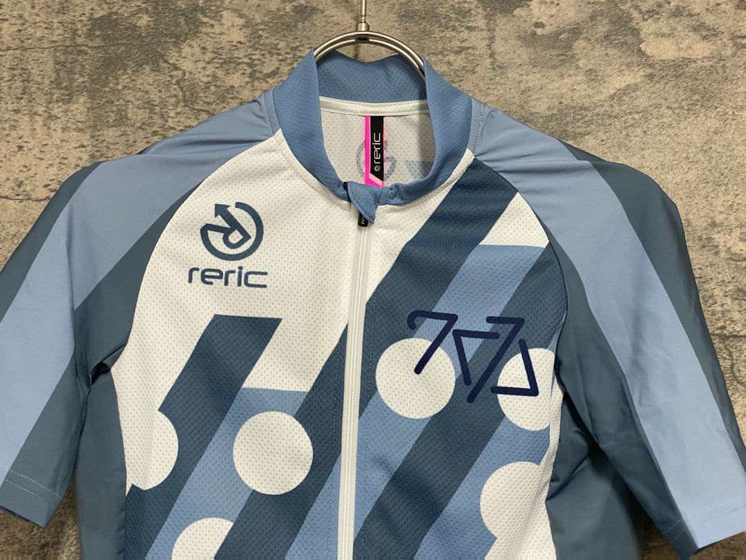 JV995 レリック reric Women's Aeris Standerd Jersey 半袖 サイクルジャージ 青白 S レディース