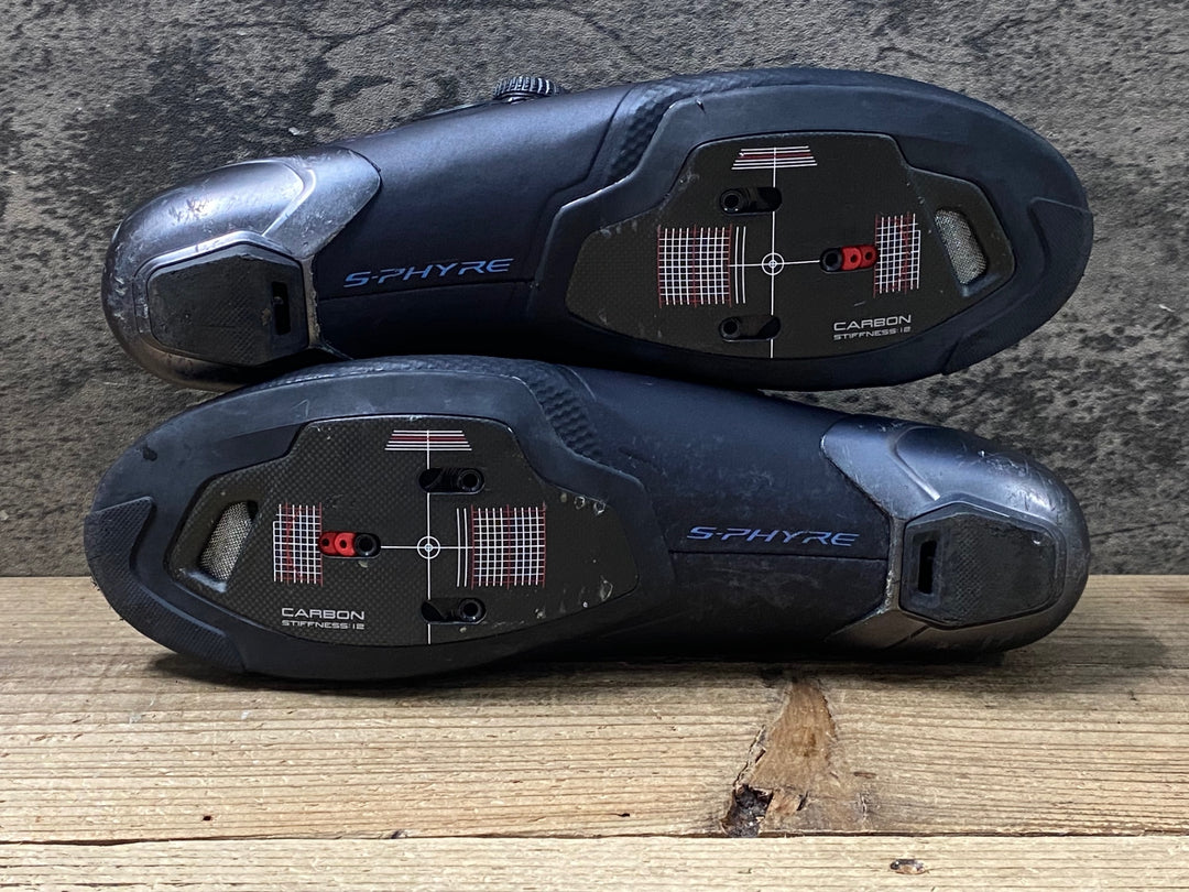 KO727 シマノ SHIMANO エスファイア S-PHYRE SH-RC902M-L01-S ビンディングシューズ EU44 3穴 黒