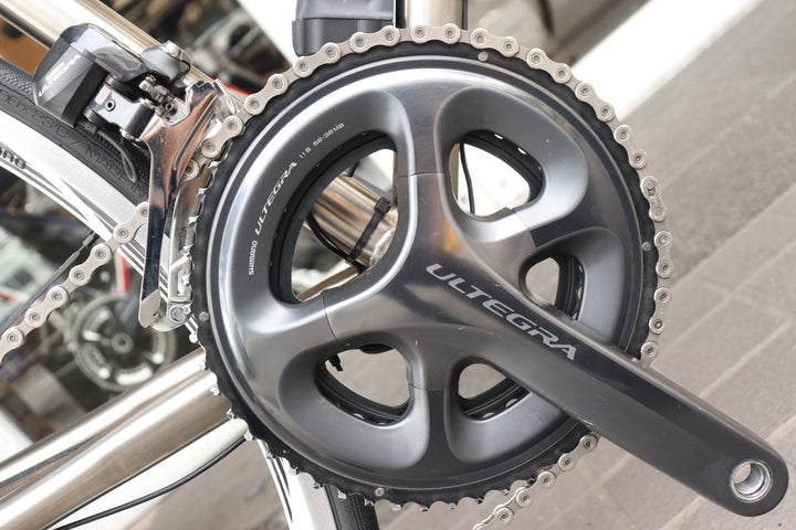 【玄人好みの逸品】 ティグ TIG チタニア OZ-R518 490サイズ シマノ アルテグラ 6870 Di2 11S チタン ロードバイク 【横浜店】