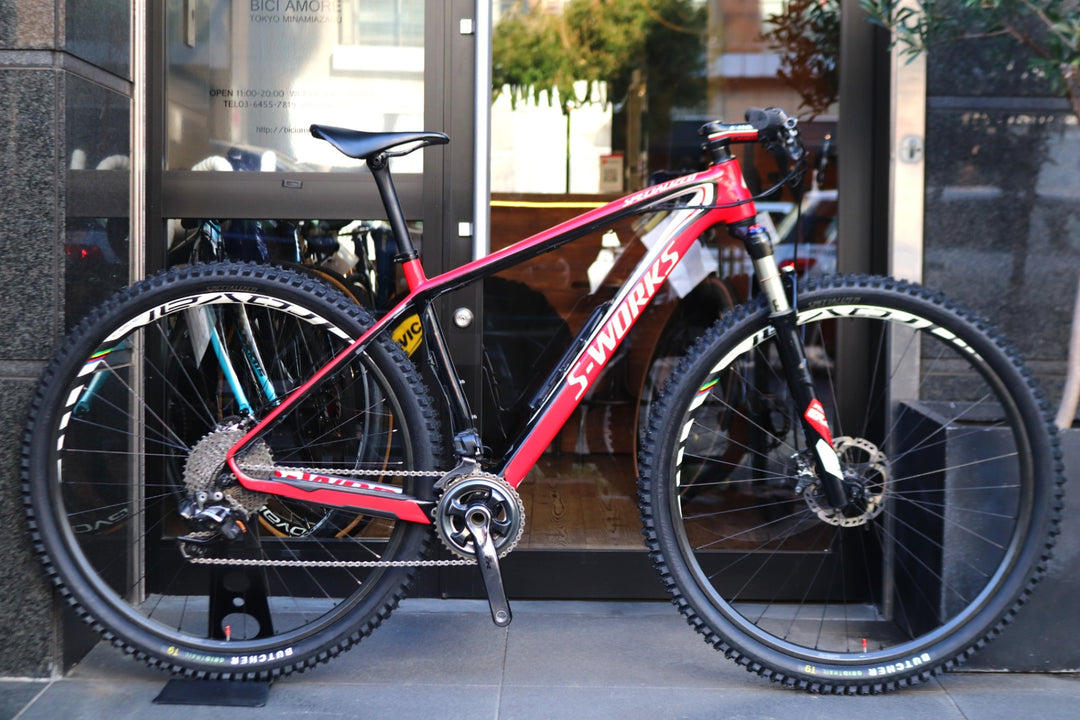 スペシャライズド SPECIALIZED S-WORKS STUMPJUMPER 2012モデル 17.5 シマノ XTR M9070 Di2 11S カーボン マウンテンバイク 【東京南麻布店】