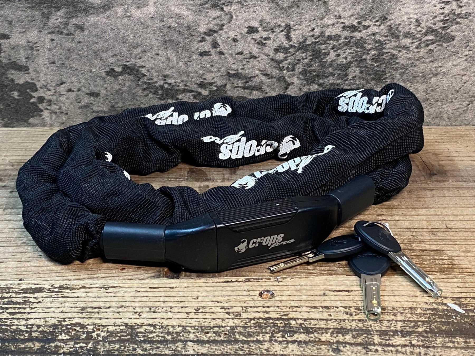 JA773 クロップス CROPS CP-K4-66 チェーンロック 黒 – BICI AMORE