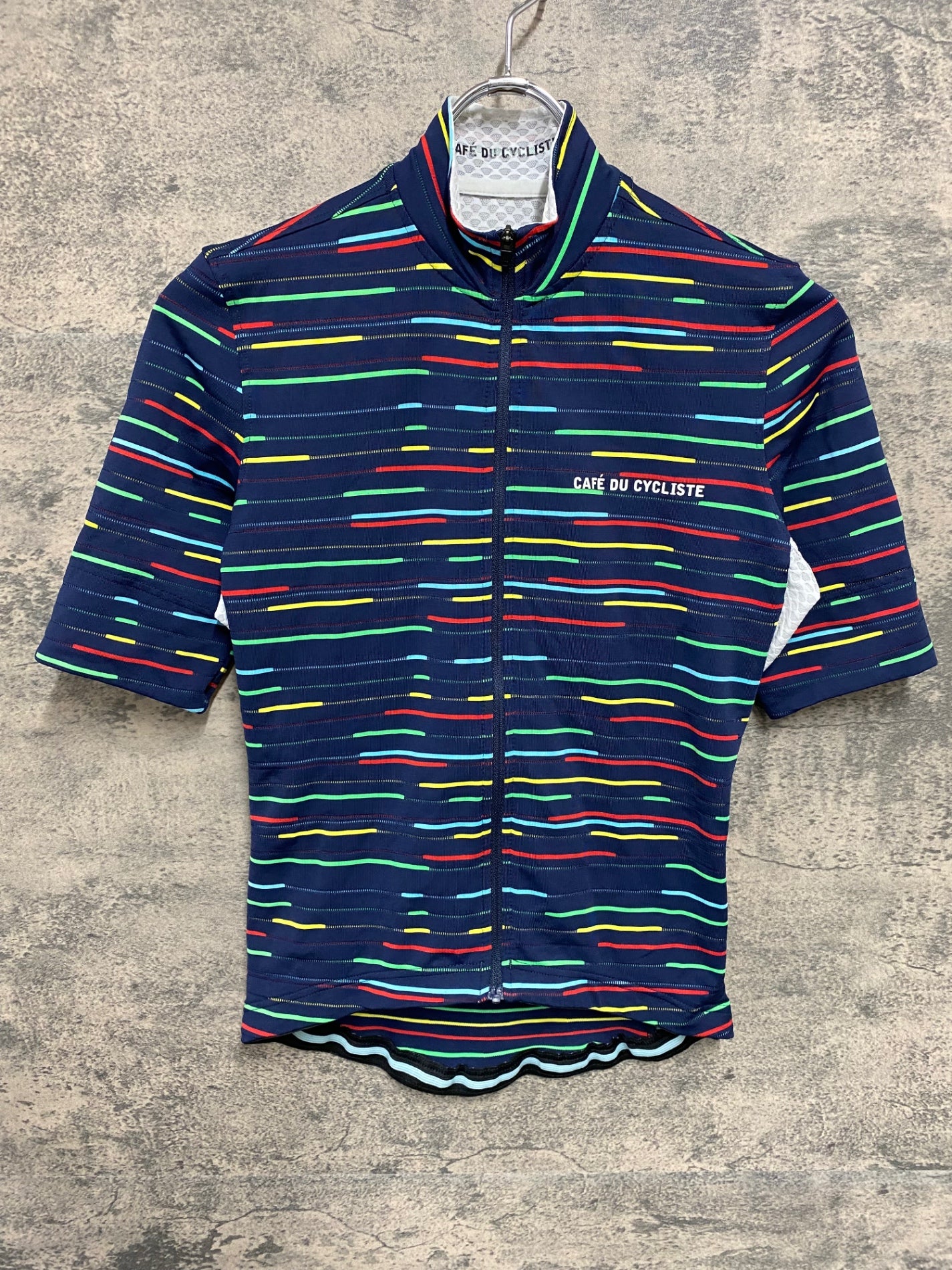 カフェドシクリステ　Christelle ライトブルー　Mサイズサイクルジャージ カフェドシクリステChristelle ライトブルーMサイズサイクルジャージ