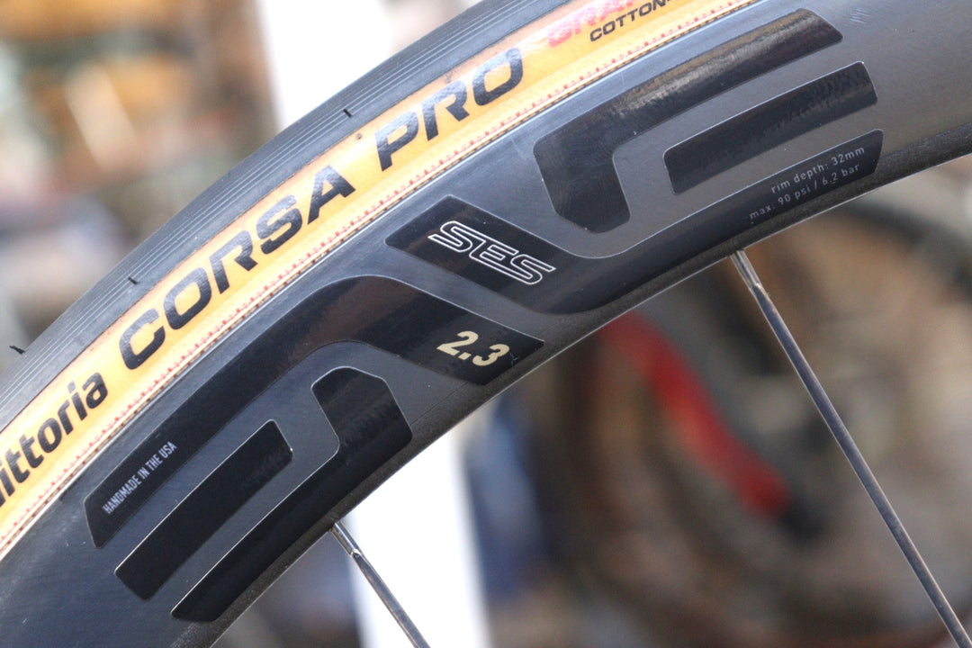 エンヴィ ENVE SES2.3 NEW STRAIGHT SPOKE カーボン チューブレスレディ ホイールセット シマノ11/12S 21C 【横浜店】