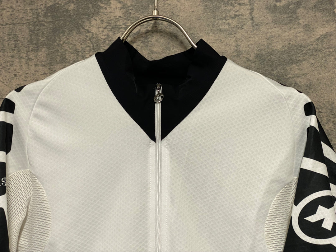 JW290 アソス ASSOS S5.UNO 半袖 サイクルジャージ 白/黒 XL