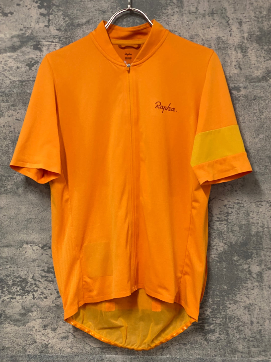 JZ133 ラファ Rapha CLASSIC FLYWEIGHT JERSEY 半袖 サイクルジャージ オレンジ M