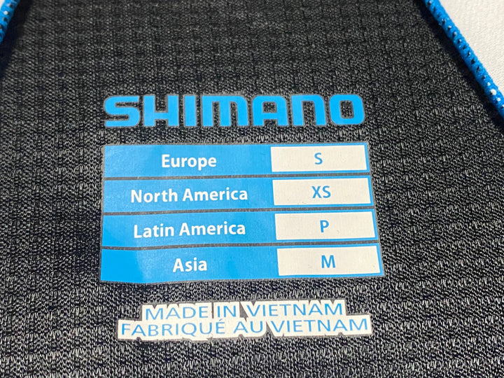 KK241 シマノ SHIMANO 半袖 サイクルジャージ 黒 青 M
