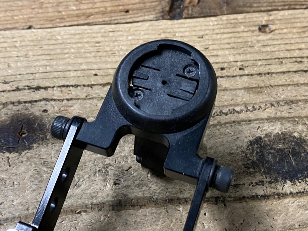 KA866 レックマウント REC-MOUNTS サイコンマウント Φ31.8 両持ち GARMIN用 キャットアイライトマウント付属