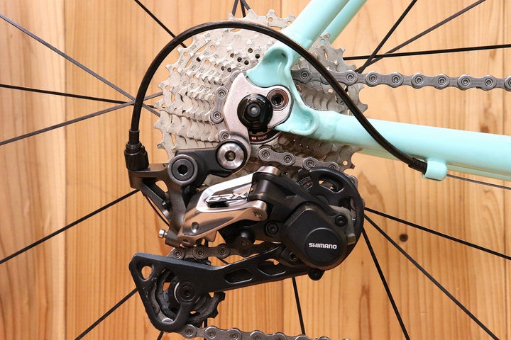 【フロントシングル仕様】 ビアンキ BIANCHI ヴィアニローネ VIA NIRONE 7 2021年モデル 53サイズ シマノ 105 R7000 MIX 11S アルミ ロードバイク 【芦屋店】