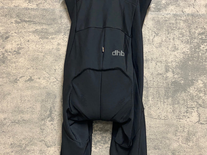 KI019 DHB ビブタイツ M 黒 裏起毛