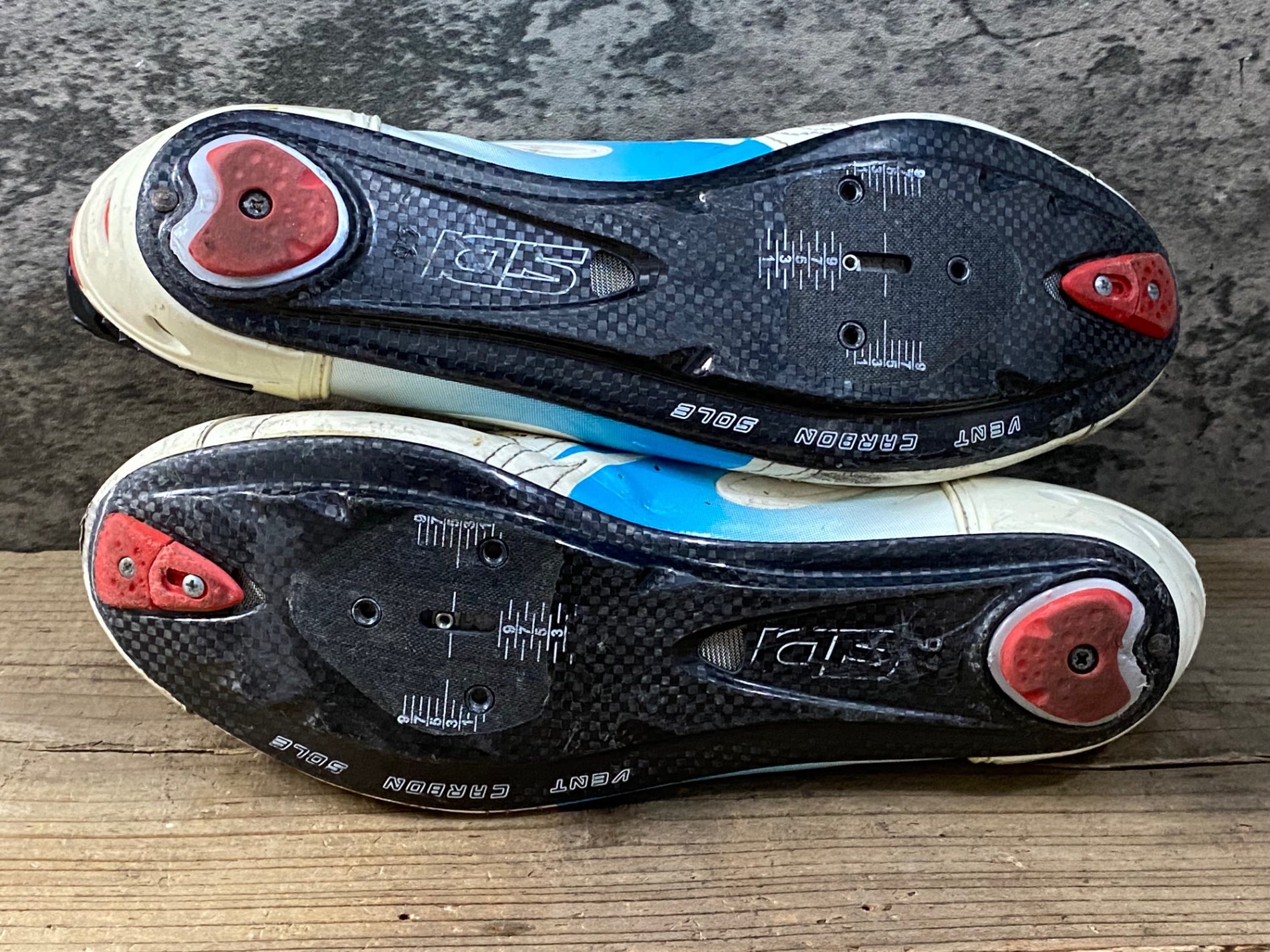 KE048 シディ SIDI WIRE CARBON ビンディングシューズ ホワイト EU46 3
