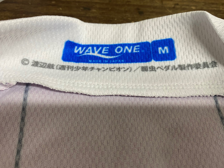 KA475 ウェイブワン WAVE ONE 半袖 サイクルジャージ 白 紫 M 弱虫ペダル 京都伏見