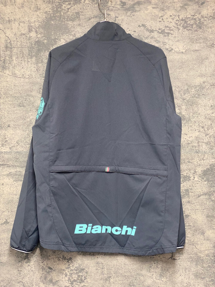 KG237 ビアンキ Bianchi 長袖 ウィンドブレーカー グレー M