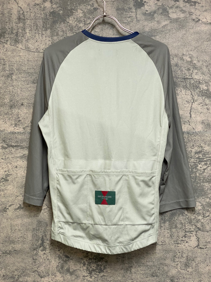 JP566 カフェドシクリステ Cafe du Cycliste バーバラ Barbara 長袖 サイクルジャージ グレー S