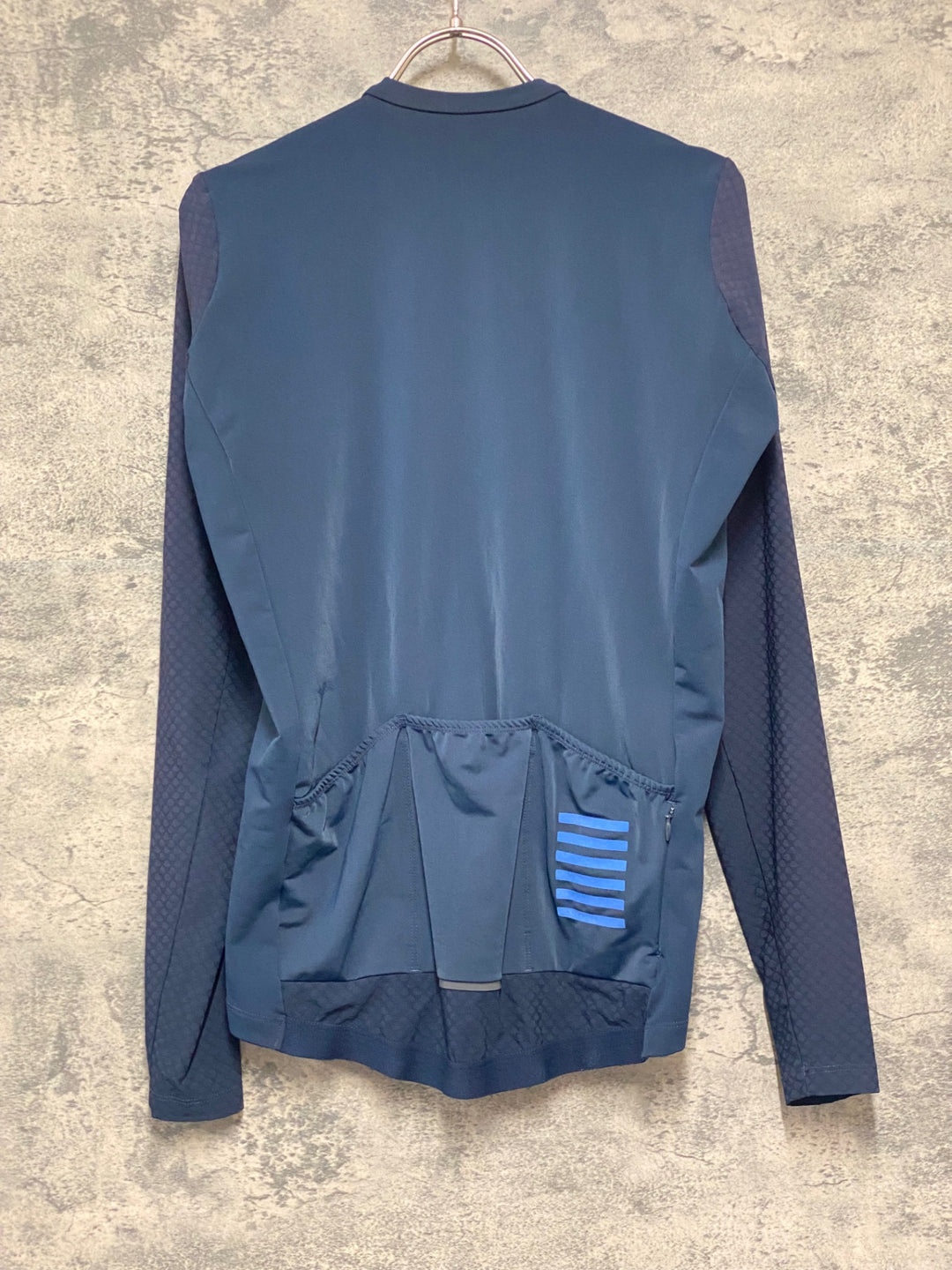 KB607 ラファ Rapha PRO TEAM LONG SLEEVE AERO JERSEY 長袖 サイクルジャージ ネイビー L
