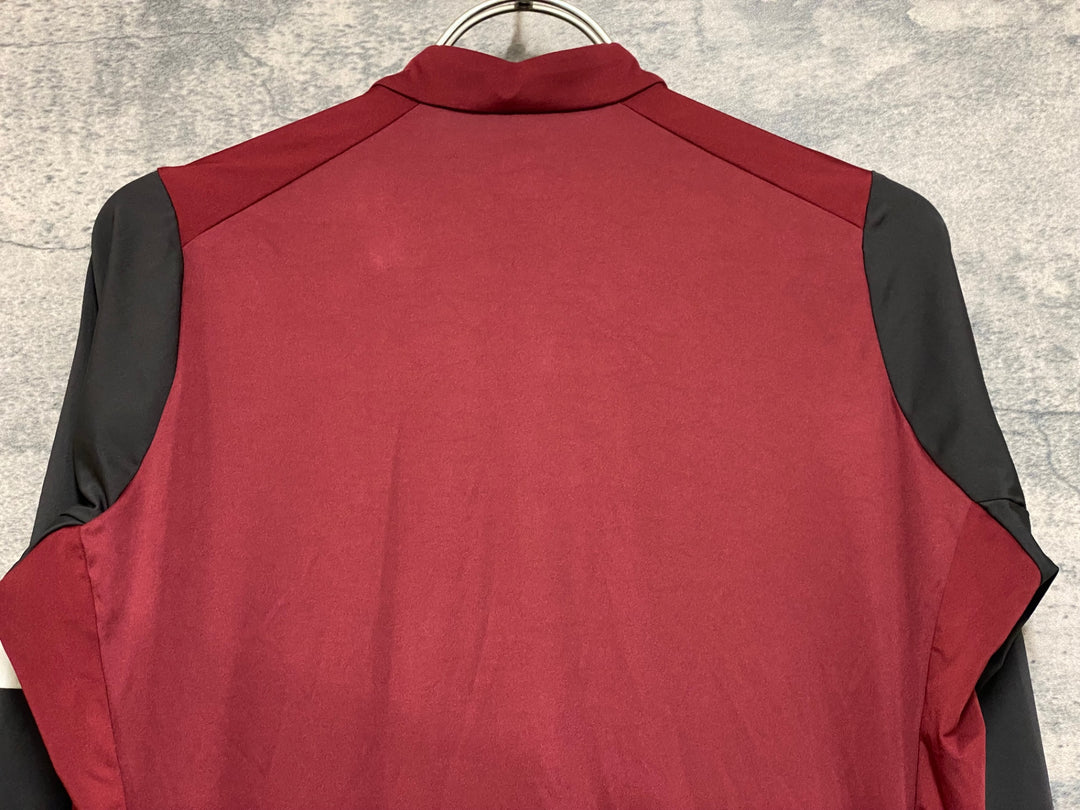 JP207 ラファ Rapha PRO TEAM LONG SLEEVE TRAINING JERSEY 長袖 サイクルジャージ 赤 L