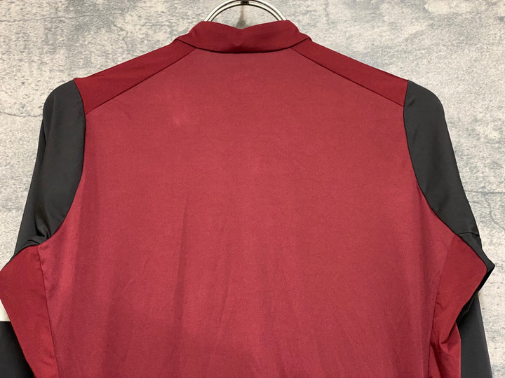 JP207 ラファ Rapha PRO TEAM LONG SLEEVE TRAINING JERSEY 長袖 サイクルジャージ 赤 L