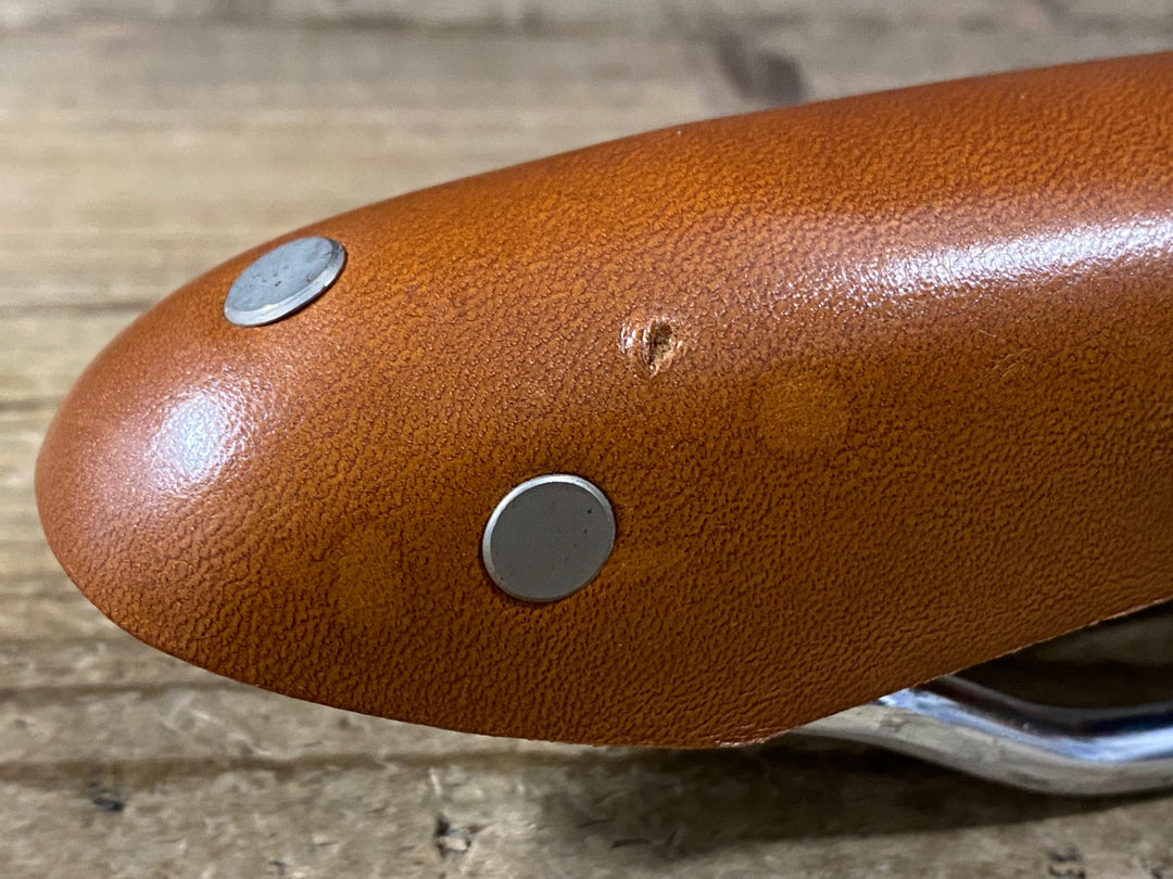 KE472 ブルックス BROOKS スワロー SWALLOW Chrome レザーサドル ハニーブラウン スチールレール
