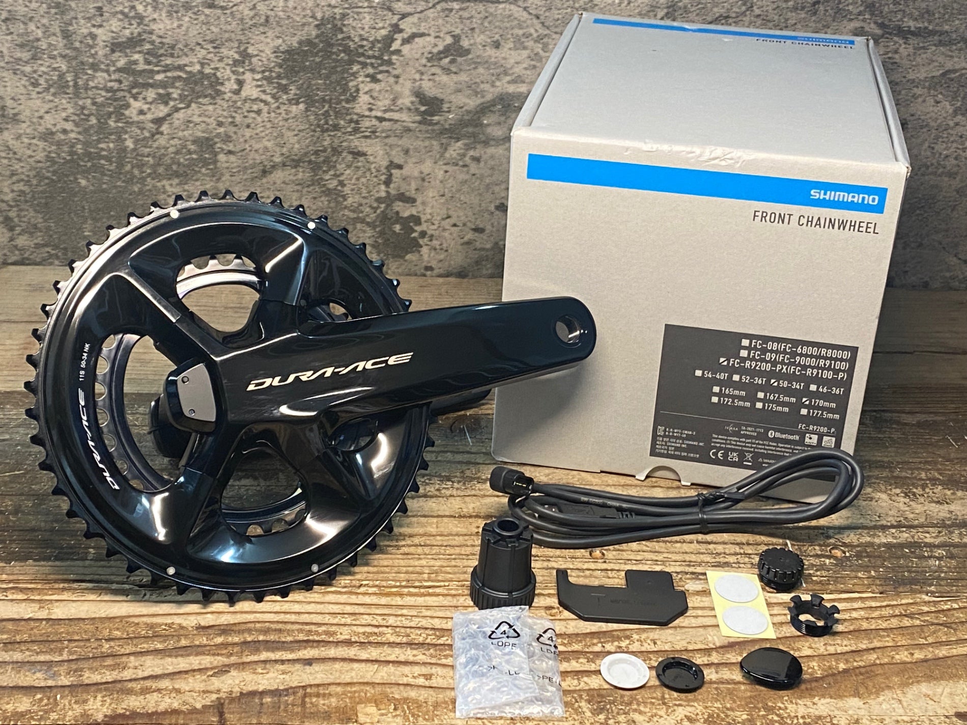 パーツ SHIMANO DURA-ACE FC-R9200-P 170mm JF662 シマノ SHIMANO デュラエース DURA-ACE FC-R9200P クランク
