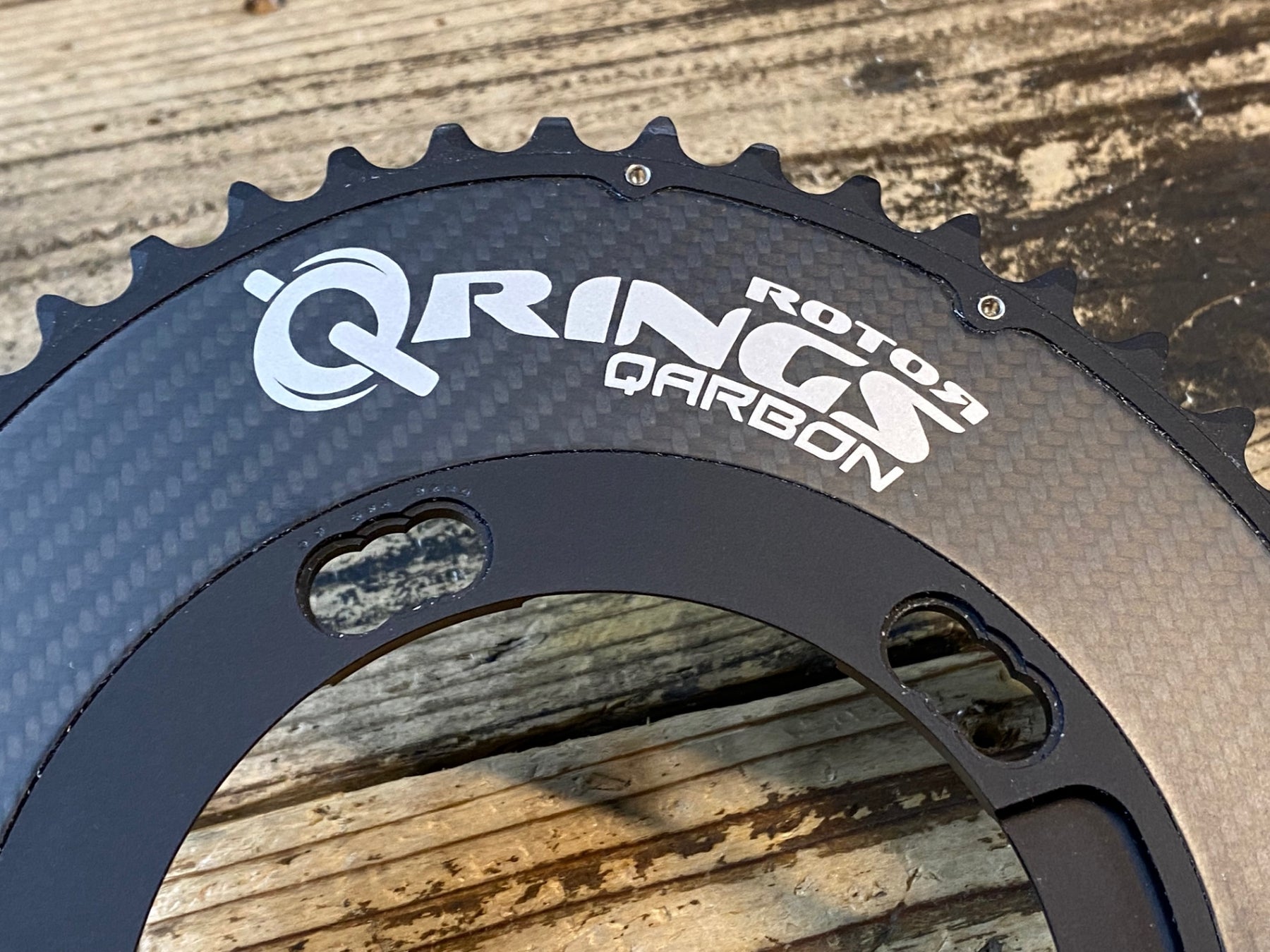 Rotor Q-ring Qarbon 110 52T ローター チェーンリング JS196 ローター ROTOR Q-Rings Qarbon チェーンリング BCD110 50T C01