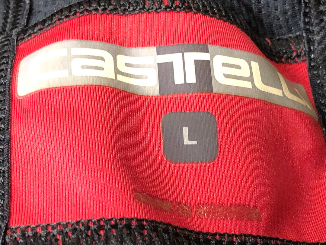 JW386 カステリ CASTELLI ビブショーツ 黒 L スレ