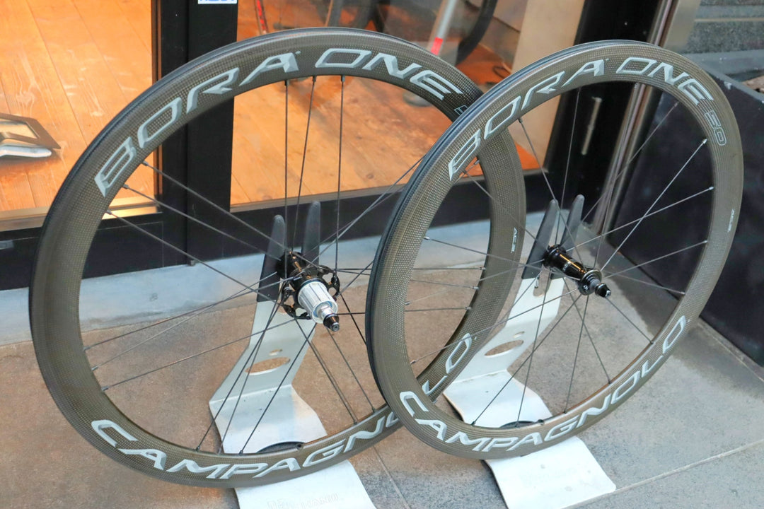 カンパニョーロ CAMPAGNOLO ボーラワン BORA ONE 50 AC3 カーボン クリンチャー ホイールセット シマノ12S/11S 17C 【東京南麻布店】