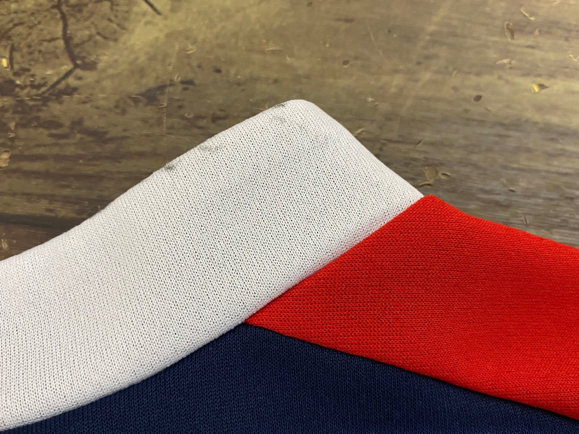 JQ121 ルコックスポルティフ le coq sportif 半袖 サイクルジャージ 紺