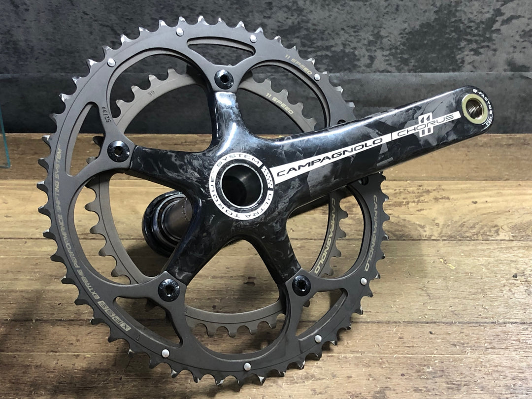 JX308 カンパニョーロ Campagnolo コーラス CHORUS 11 FC11CH092C カーボン クランクセット 52/39T 170mm 5h ULTRA TORQUE