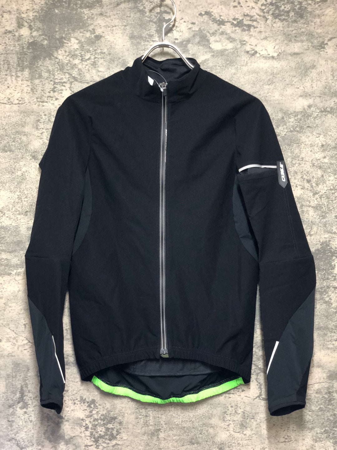 KP577 Q36.5 長袖 サイクルジャケット 黒 M 裏起毛