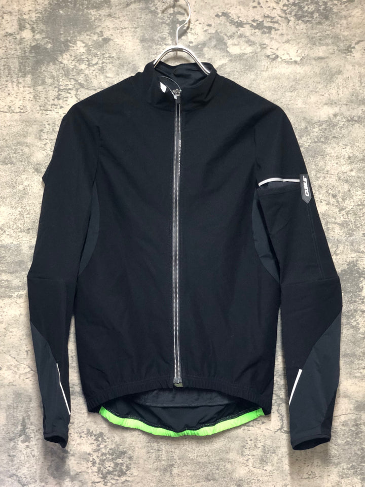 KP577 Q36.5 長袖 サイクルジャケット 黒 M 裏起毛