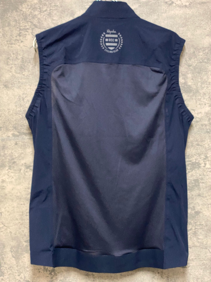 JN473 ラファ Rapha MEN’S RCC TEAM LIGHT WEIGHT GILET ジレ サイクルベスト L 紺ピンク