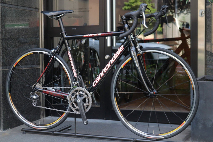 キャノンデール CANNONDALE スーパーシックス SUPERSIX 2008モデル 54サイズ シマノ アルテグラ 6600 10S カーボン ロードバイク 【東京南麻布店】