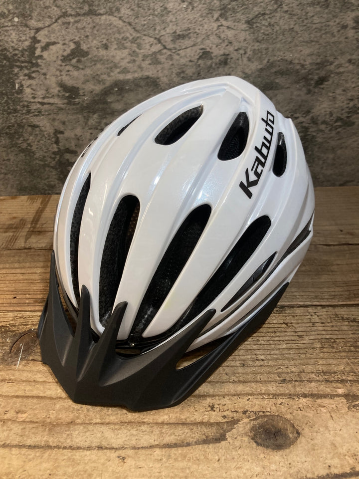 KG904 カブト KABUTO レッツァ REZZA-2 ヘルメット 白 M/L 2023/12製造