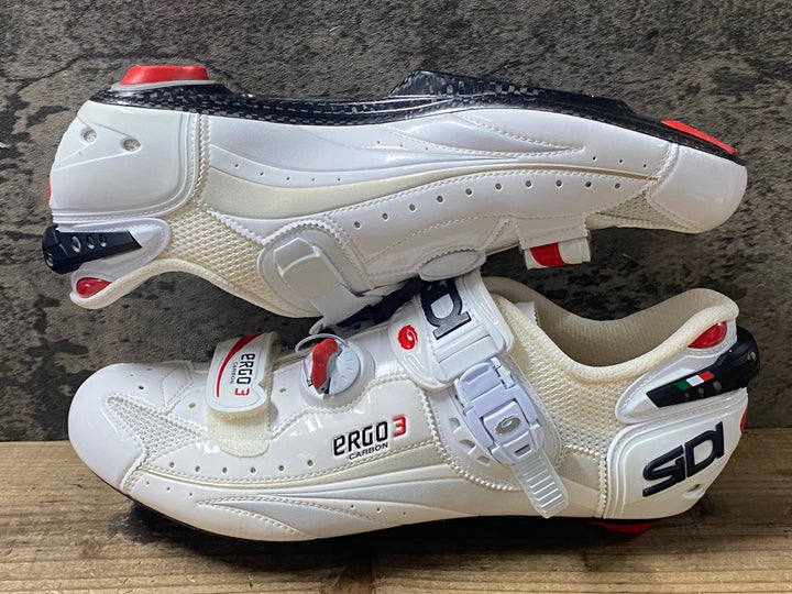 KI021 SIDI エルゴ カーボン ERGO3 CARBON ビンディングシューズ 白 EU44