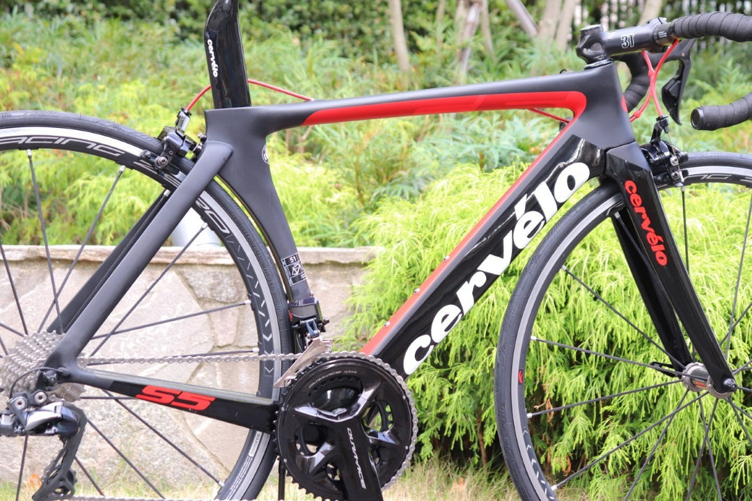 サーヴェロ Cervelo S5 2017 51サイズ シマノ デュラエース R9150 11S Di2 レーシングゼロ 17C カーボン ロードバイク 【さいたま浦和店】