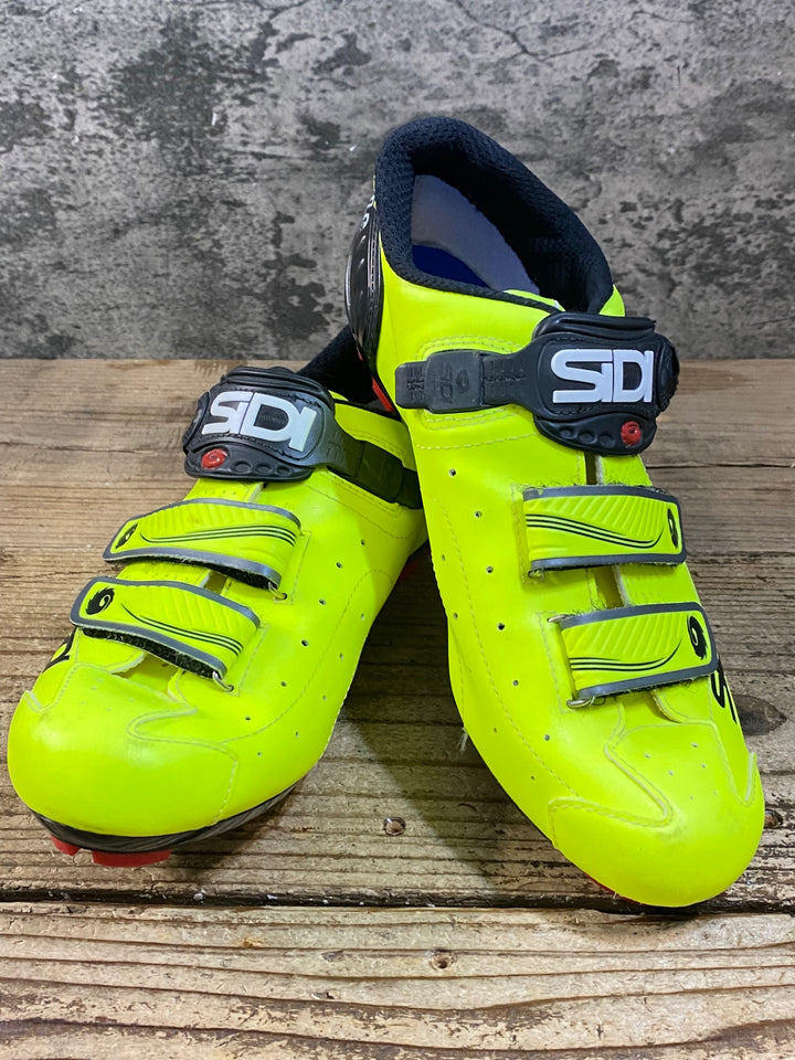 KG379 シディ SIDI TRACE MTB ビンディングシューズ 黄 SPD EU44