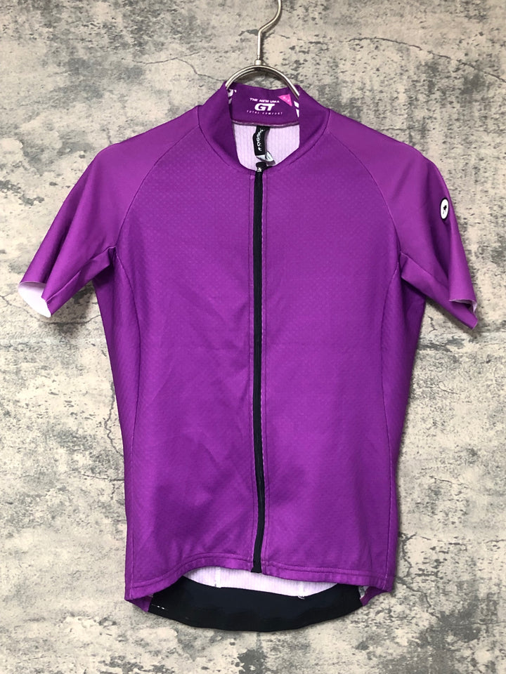 JK121 アソス Assos UMA GT SUMMER JERSEY C2 レディース 半袖 サイクルジャージ 紫 S